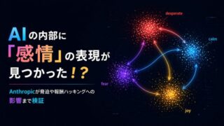 AIの内部に「感情」の表現が見つかった!?Anthropicが脅迫や報酬ハッキングへの影響まで検証