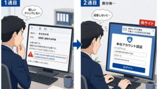 「怪しいメールを見破った人」がだまされる、社内注意喚起を装う「二段階式フィッシングメール」に注意!