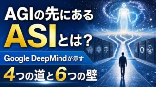 AGIの先にあるASIとは?Google DeepMindが示す4つの道と6つの壁