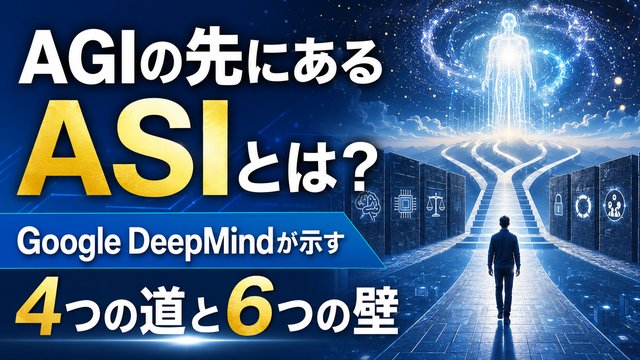 AGIの先にあるASIとは？Google DeepMindが示す4つの道と6つの壁