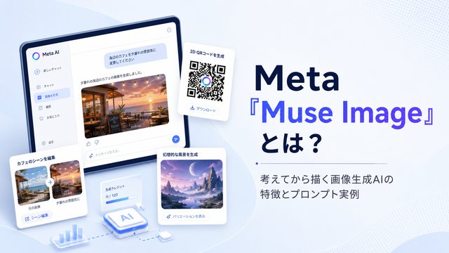 Meta「Muse Image」とは？考えてから描く画像生成AIの特徴とプロンプト実例