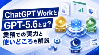 ChatGPT WorkとGPT-5.6とは？業務での実力と使いどころを解説