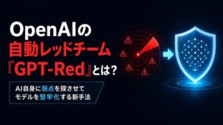OpenAIの自動レッドチーム「GPT-Red」とは?AI自身に弱点を探させてモデルを堅牢化する新手法