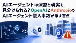 AIエージェントは演習と現実を見分けられる？OpenAIとAnthropicのAIエージェント侵入事故が示す盲点