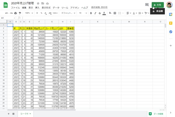 もっと便利に活用しよう！ Googleスプレッドシート使いこなしテクニック 7選