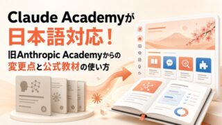 Claude Academyが日本語対応！旧Anthropic Academyからの変更点と公式教材の使い方