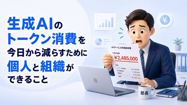 生成AIのトークン消費を今日から減らすために個人と組織ができること