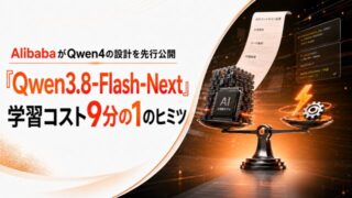 AlibabaがQwen4の設計を先行公開 「Qwen3.8-Flash-Next」学習コスト9分の1のヒミツ
