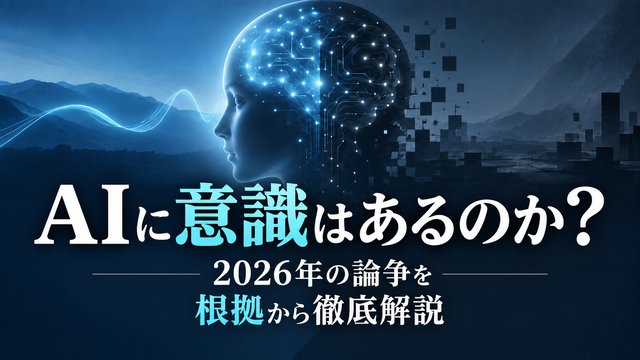 AIに意識はあるのか？2026年の論争を肯定側・否定側の根拠から徹底解説