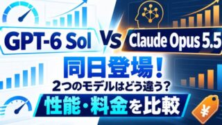 GPT-6 SolとClaude Opus 5.5が同日登場!2つのモデルはどう違う?性能・料金を比較