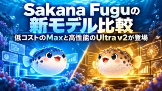 Sakana Fuguの新モデル比較|低コストのMaxと高性能のUltra v2が登場