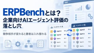 ERPBenchとは?企業向けAIエージェント評価の落とし穴─競争相手が変わると勝者は入れ替わる
