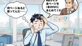 「Webサイトを全部PDFに」そんなムチャな要求も、Acrobatのページ変換機能なら楽々対応