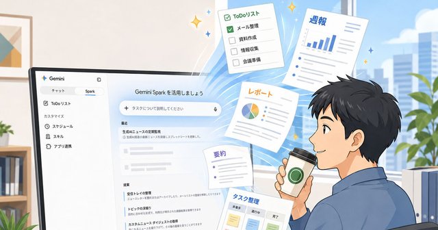 毎朝のタスク整理から情報収集、ファイル管理までGemini Sparkに任せてみた